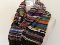 ravelry Theresa Schabes Knitted Stash Scarf